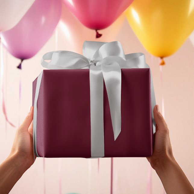 Dark Burgundy Wrapping Paper (Creator Uploaded)