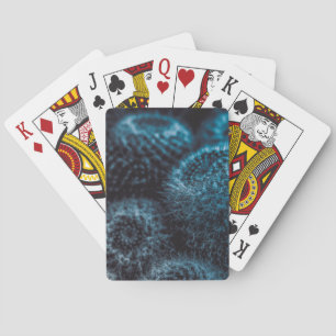 Dark Cactus Playing Cards