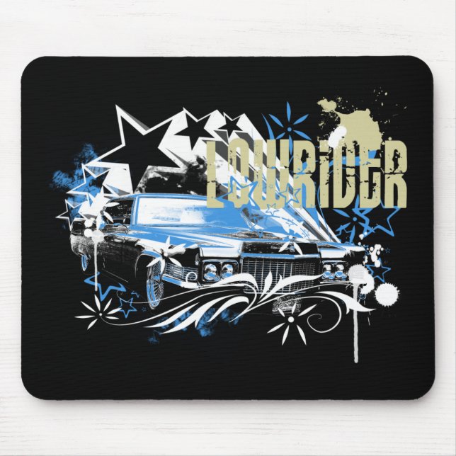 Dark Cadillac Lowrider III Mouse Pad (Front)
