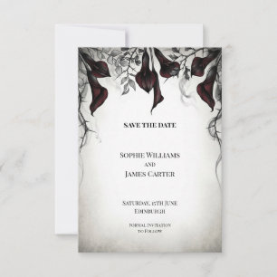 Dark Calla Lily Thorn Wedding Save the Date