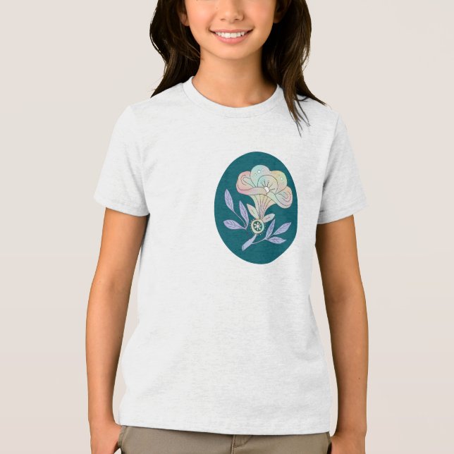 dark calyx Tri-Blend shirt (Front)