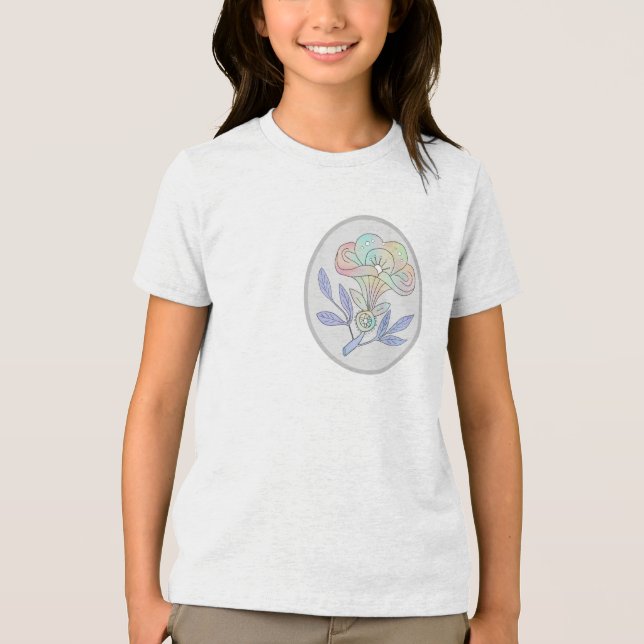dark calyx Tri-Blend shirt (Front)