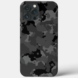 Dark Camo Pattern iPhone 13 Pro Max Case