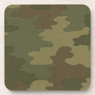 Dark Camouflage Coasters