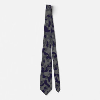 Dark Camouflage in Slate Grey and Charcoal Tie