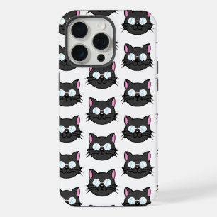 Dark Cat Black Cat Grey Cat Wearing Glasses iPhone 15 Pro Max Case