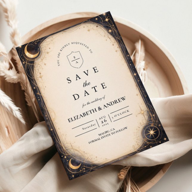 Dark Celestial Wedding Save The Date (Creator Uploaded)