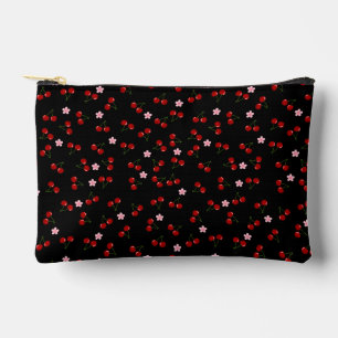 Dark Cherries Accessory Pouch