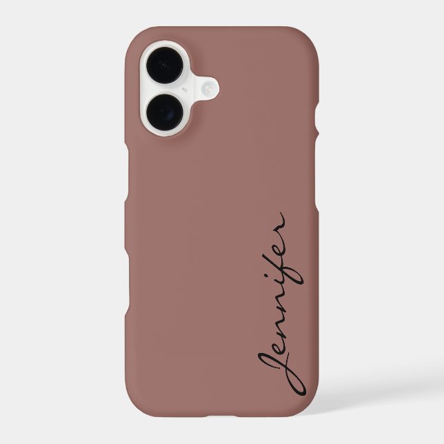 Dark chestnut colour background (Back)