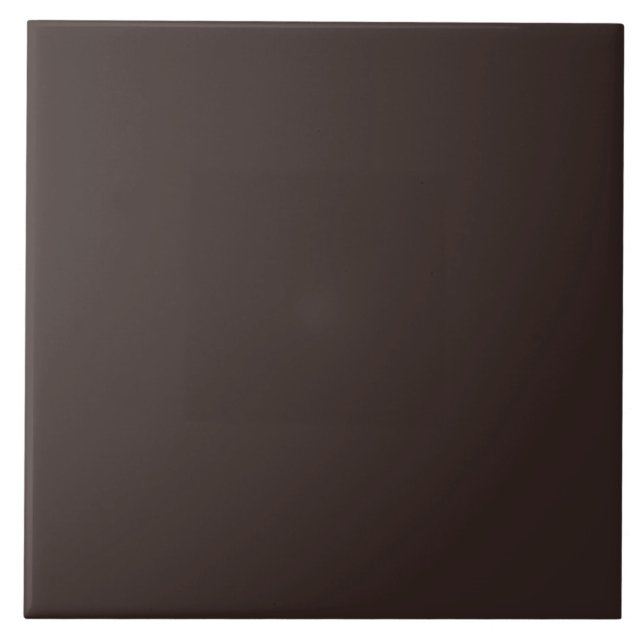 Dark Chocolate Brown Tile (Front)