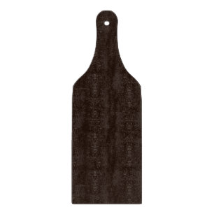 Dark Chocolate, solid dark brown Cutting Board