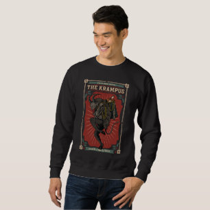 Dark Christmas Folkloric Devil Krampus Bag of Toys Sweatshirt