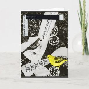 Dark Christmas Holiday Card