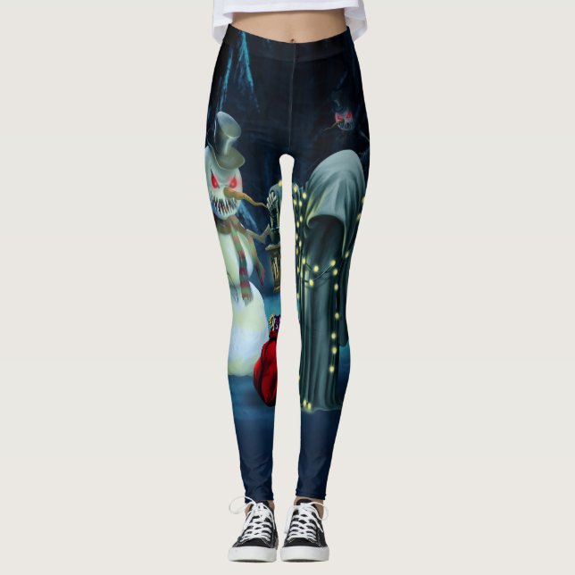 Dark christmas time leggings (Front)