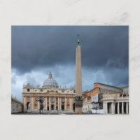 Dark Clouds above St. Peters Basilica, Vatican