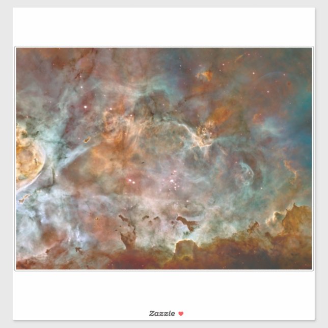 Dark Clouds of Carina Nebula Hubble Space (Sheet)