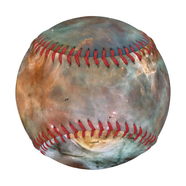 Dark Clouds of Carina Nebula Hubble Space Baseball (Front)