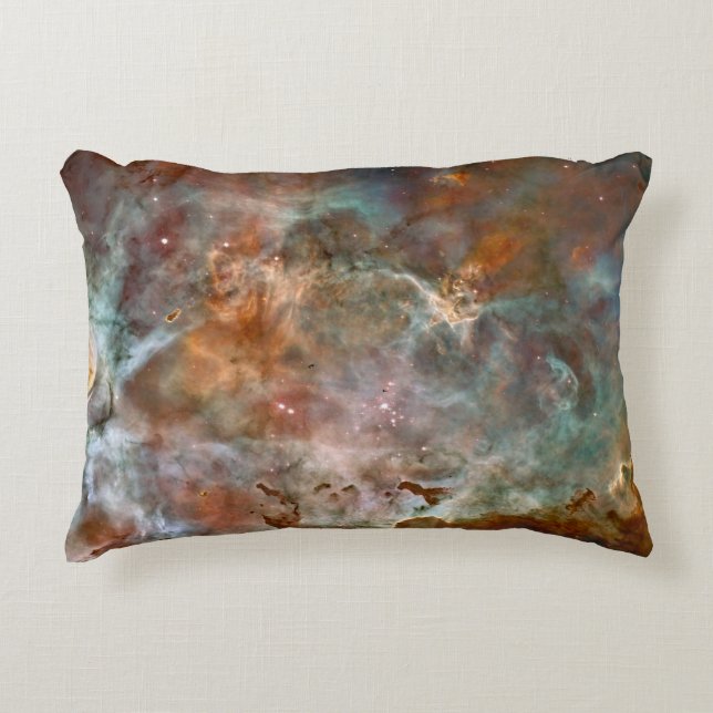 Dark Clouds of Carina Nebula Hubble Space Decorative Cushion (Front)