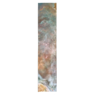 Dark Clouds of Carina Nebula Hubble Space Short Table Runner