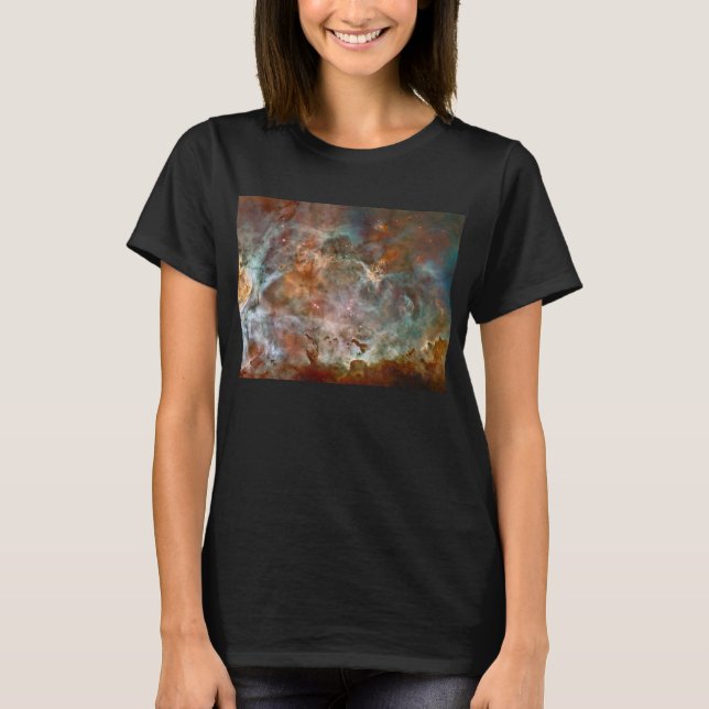 Dark Clouds of Carina Nebula Hubble Space T-Shirt (Front)