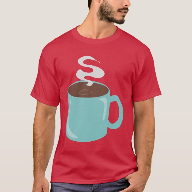 Dark Coffee Big Mug T-Shirt (Front)