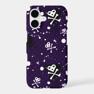 Dark Colour Emo Pattern With Paint
