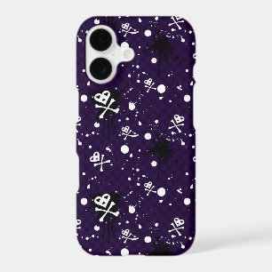 Dark Colour Emo Pattern With Paint