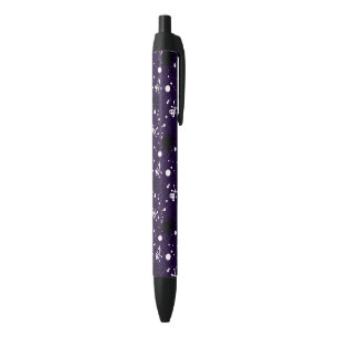 Dark Colour Emo Pattern With Paint Black Ink Pen