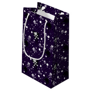 Dark Colour Emo Pattern With Paint Small Gift Bag