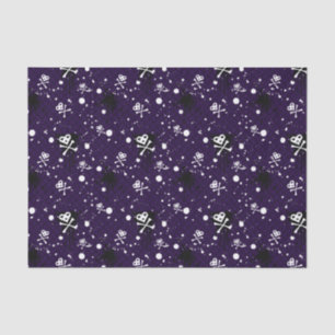 Dark Colour Emo Pattern With Paint Tissue Paper