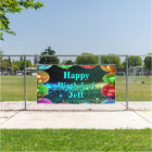 Dark Colourful Balloons Happy Birthday custom Viny