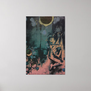 dark coma canvas print