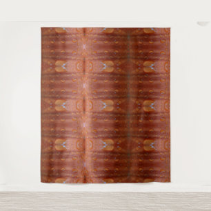 Dark Coral  Tapestry