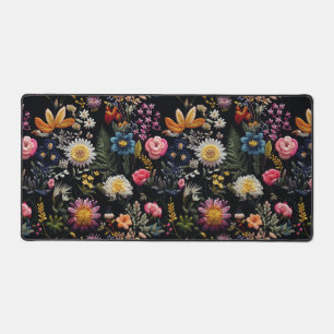 Dark Cottagecore Green Witch Botanicals Desk Mat