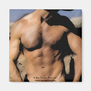 Dark Cowboy Magnet