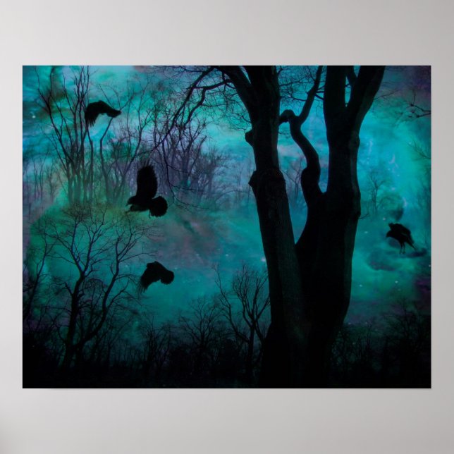 Dark Crow Fantasy Poster (Front)