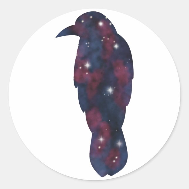Dark Crow Starscape Sticker (Front)