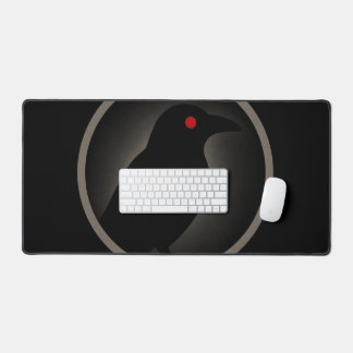 Dark Curiosity logo design  Desk Mat