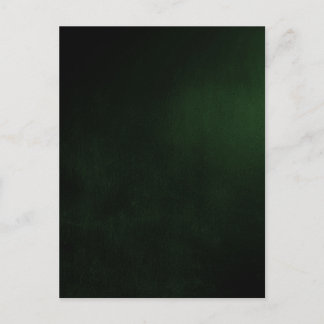 Dark Custom Green Background Postcard