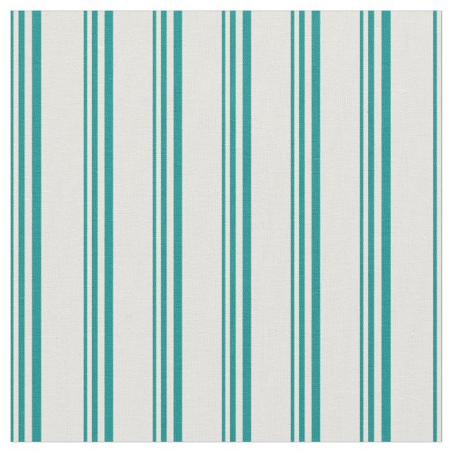 Dark Cyan and Light Yellow Coloured Pattern Fabric (Close Up)
