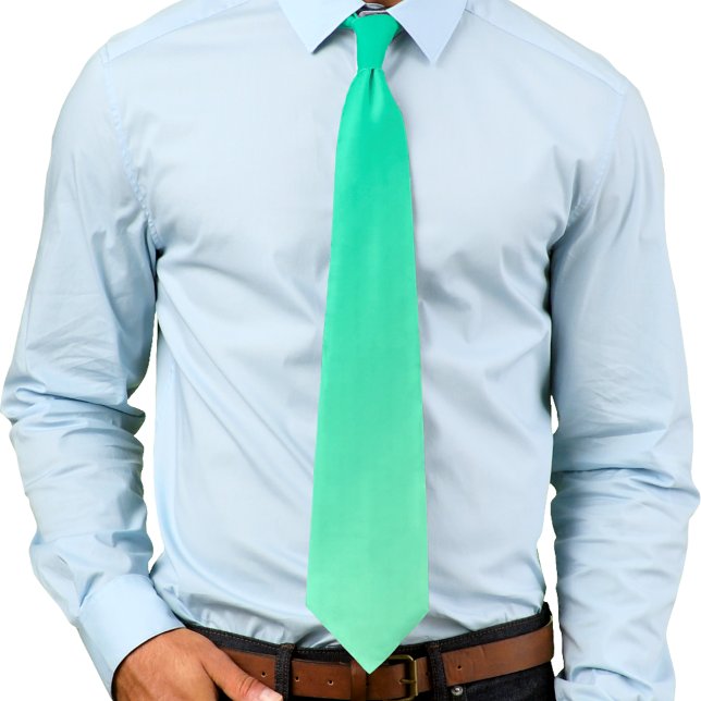 Dark Cyan Green and Light Lime Green Tie (Creator Uploaded)