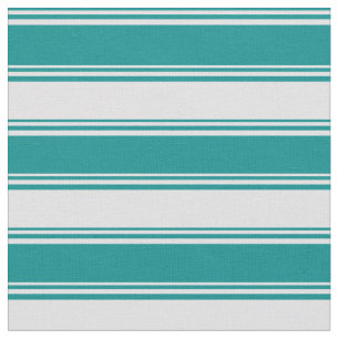 Dark Cyan & Lavender Lines Fabric
