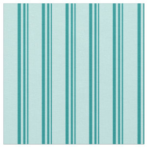 Dark Cyan & Turquoise Lines/Stripes Pattern Fabric