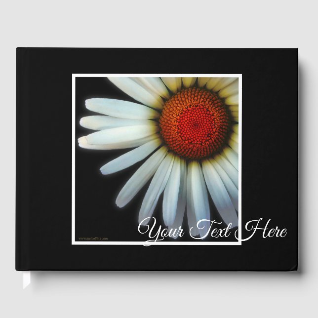 Dark Daisy Guest Book (Front)