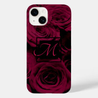 Dark deep red magenta burgundy roses