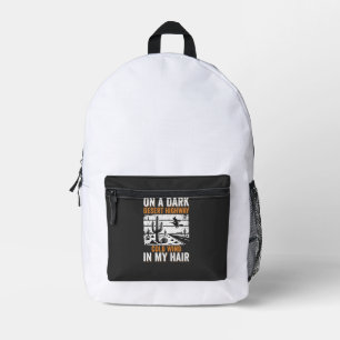 Dark Desert Highway Cactus Sunset Design_1 Printed Backpack