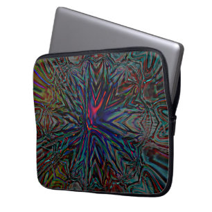 Dark digital rusty and rustic embossed strokes th laptop sleeve