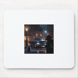 Dark District Sticker Mouse Pad