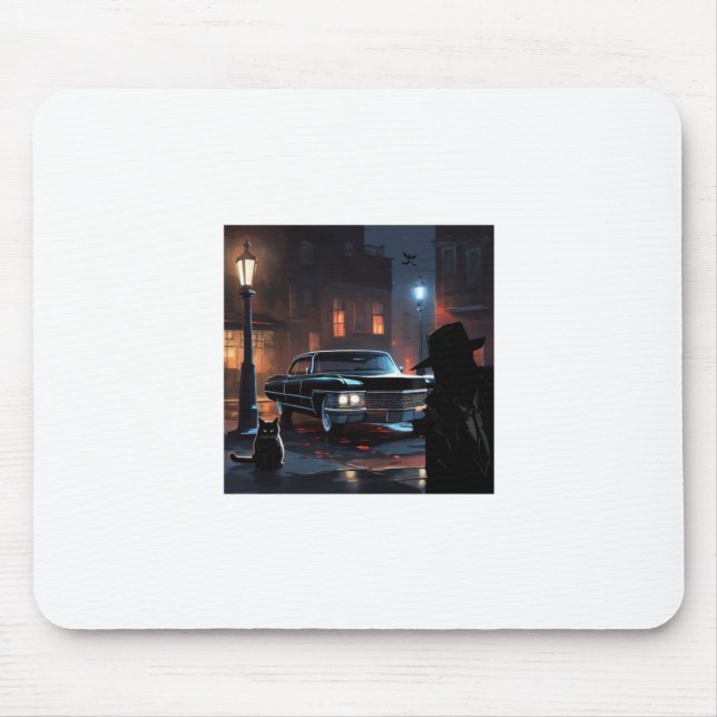 Dark District Sticker  Mouse Pad (Front)