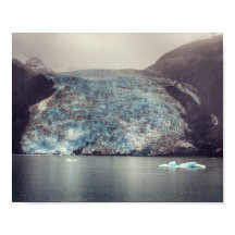 Dark & Dramatic Alaska Glacier | Poster